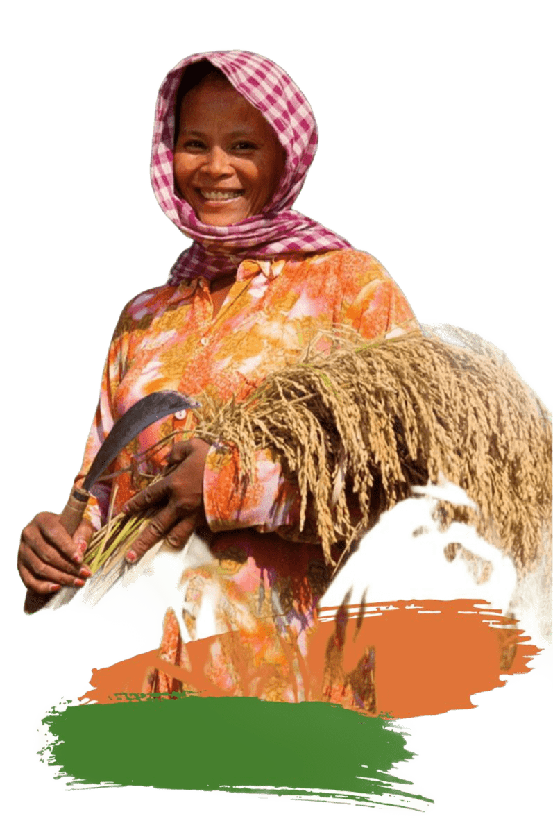 Smile Khmer Agriculture Woman